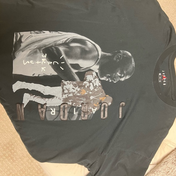 Travis Scott Jordan t-shirt sz XL mens - Picture 4 of 7